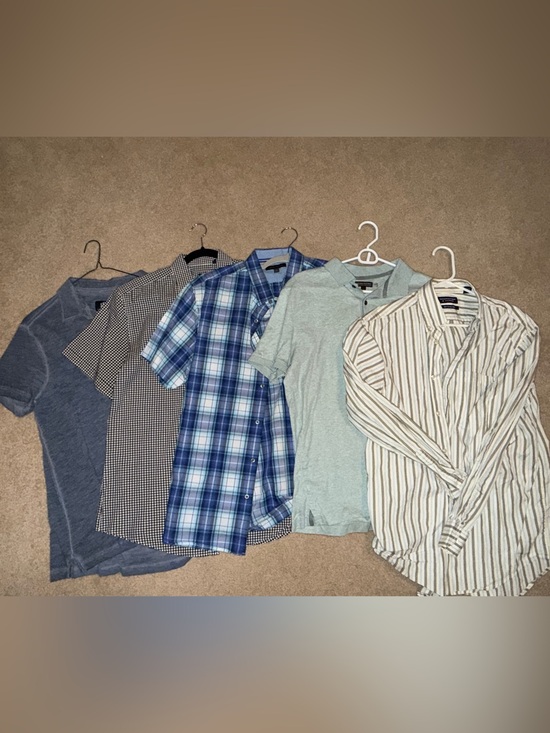 Banana Republic Other - Men’s Shirt Bundle Size Large - Hugo Boss, Banana Republic, 5pc Lot